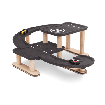 race n play - houten parkinggarage - plantoys